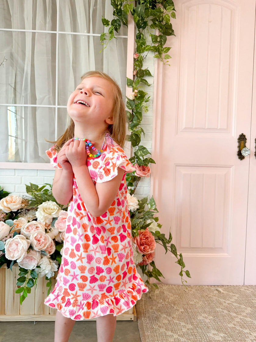 Pink Seaside Bamboo Dress (FINAL SALE)