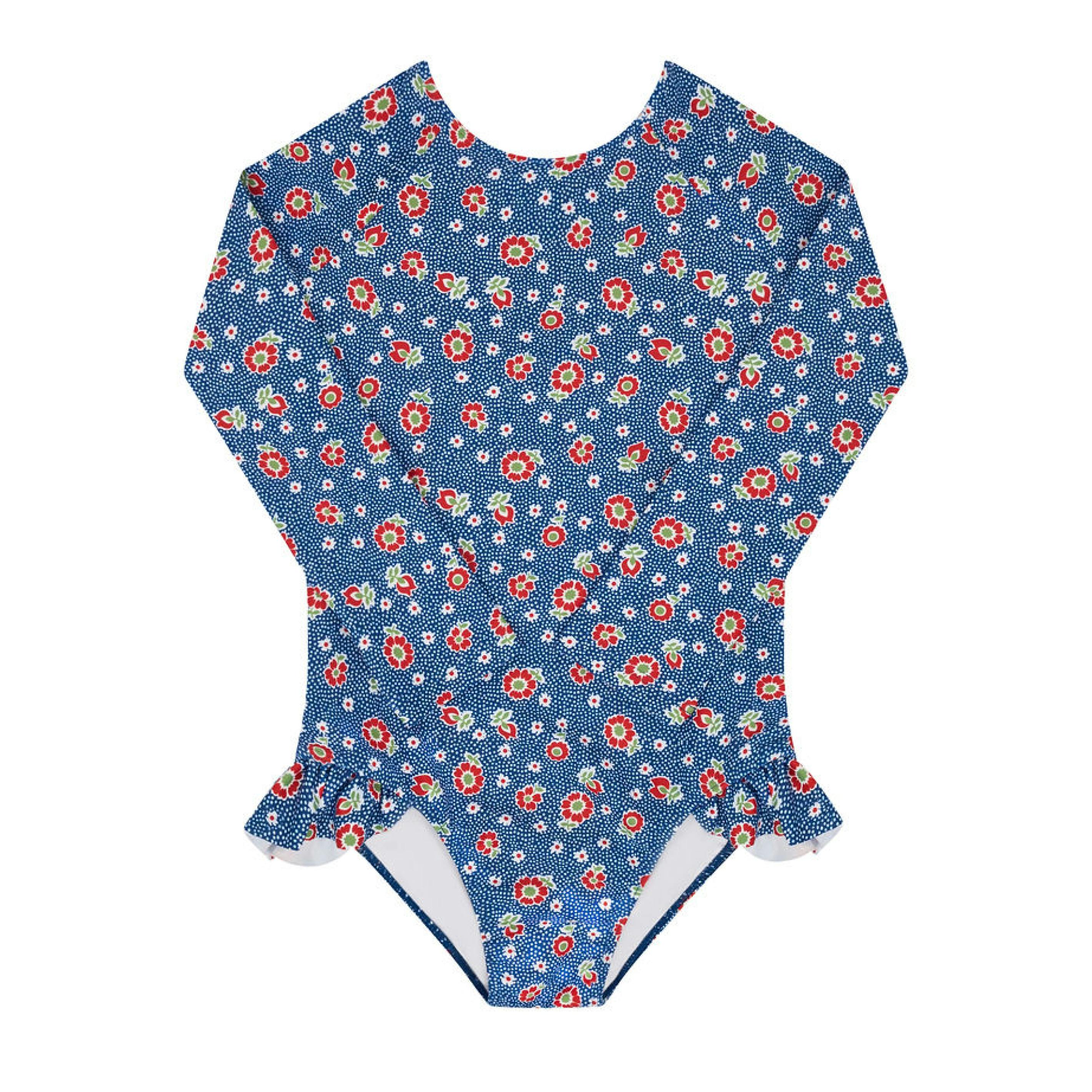 girls chatham floral rashguard one piece