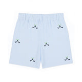 Check Seersucker Short With Golf Clubs