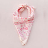 Pink Floral Cowgirl Bandana