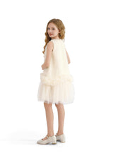 Cream Sparkle Tulle Dress