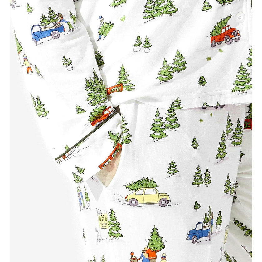 Christmas Tree Farm Bamboo Women's Pajama Set