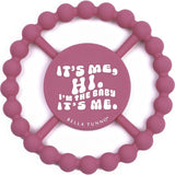 It's Me Hi Beaded Round Grip Silicon Teether
