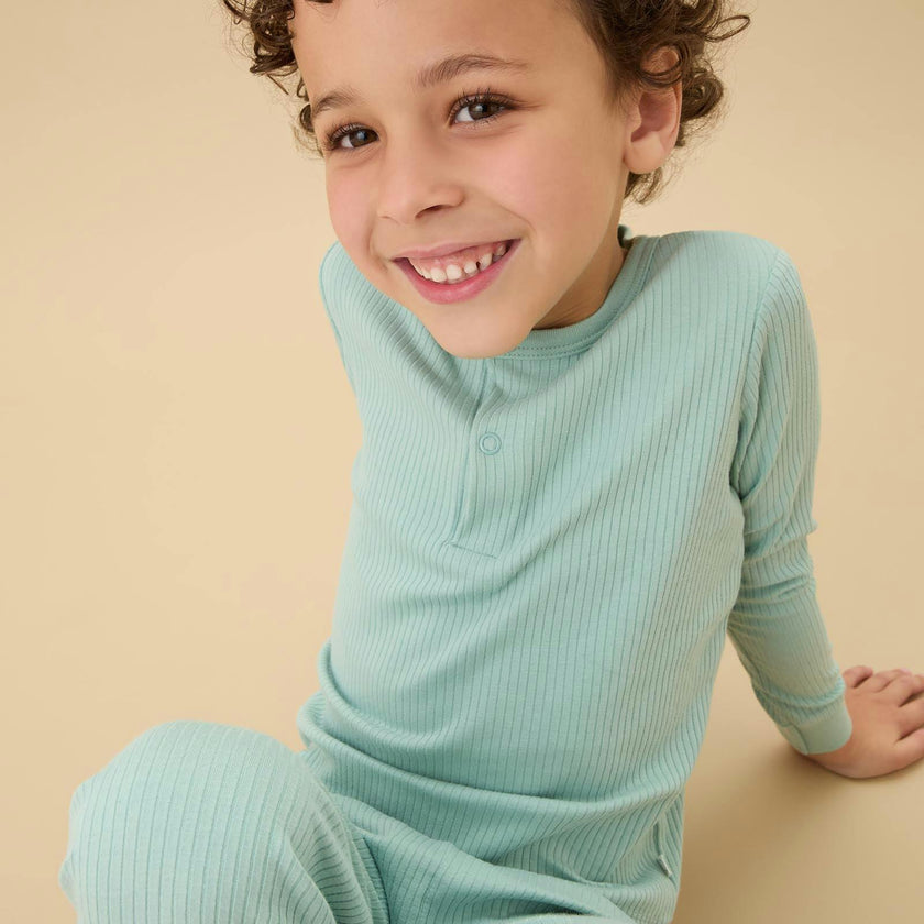 Ribbed Pajama Set
