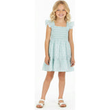Mini Paloma Girl's Dress Seafoam Booty, Green