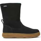 Kiddo Suede Leather Nubuck Boots, Black