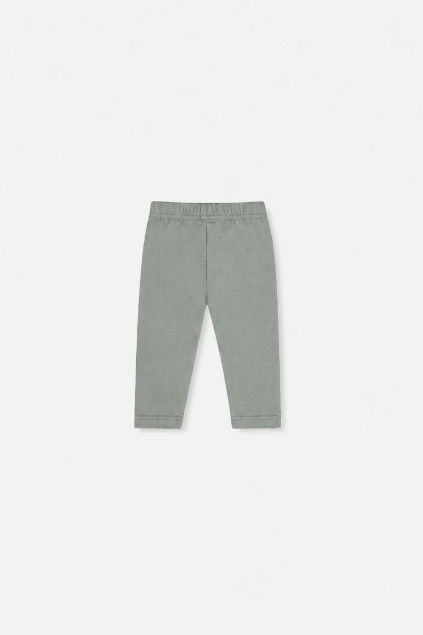 Baby Organic Cotton Leggings Sage Green