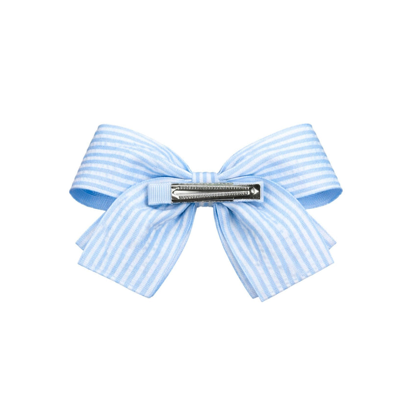 Golf Ball Seersucker Hair Bow