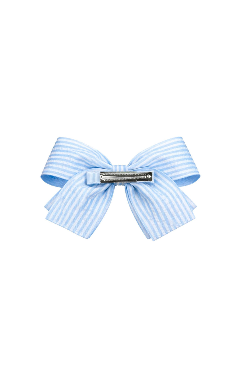 Golf Ball Seersucker Hair Bow