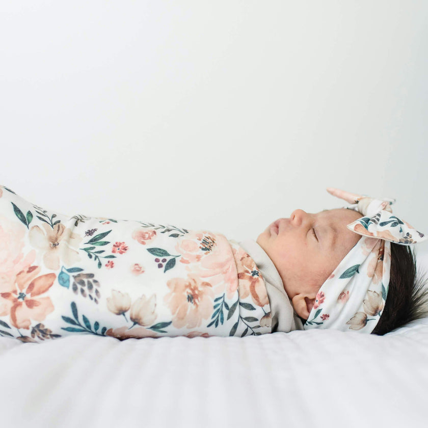 Knit Swaddle Blanket - Autumn