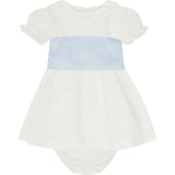 Vega Ceremony Baby Girl Set with Silk Sash