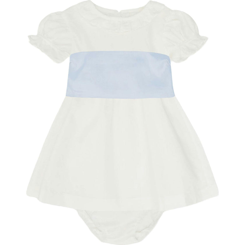 Vega Ceremony Baby Girl Set with Silk Sash