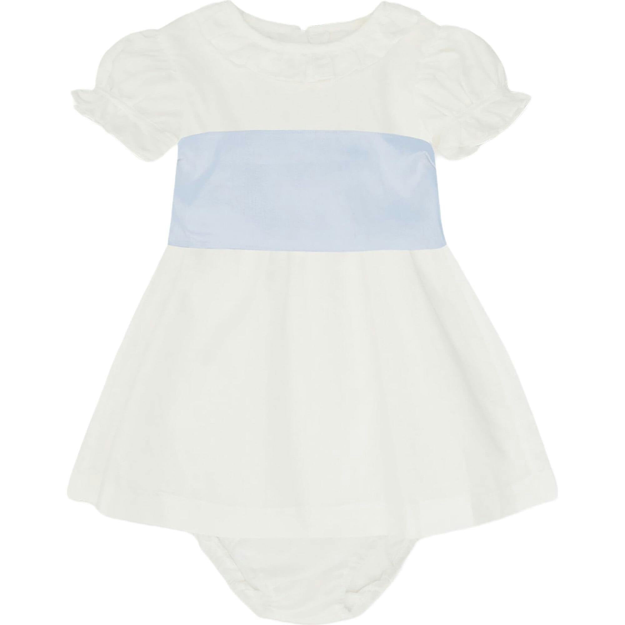 Vega Ceremony Baby Girl Set with Silk Sash