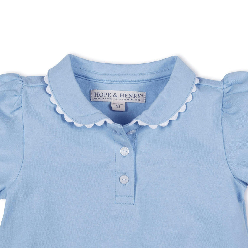 Organic Puff Sleeve Polo