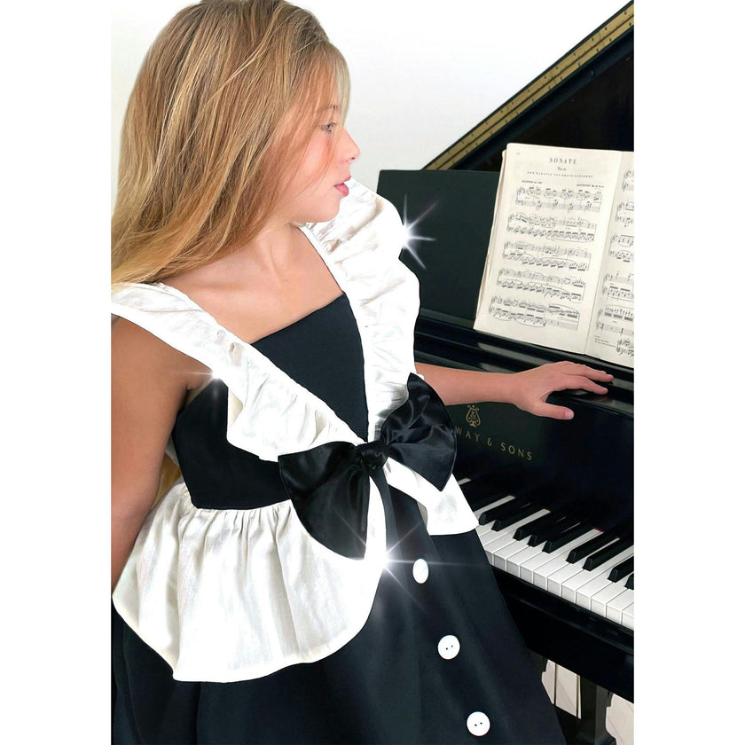 The Tuxedo Dress, Black