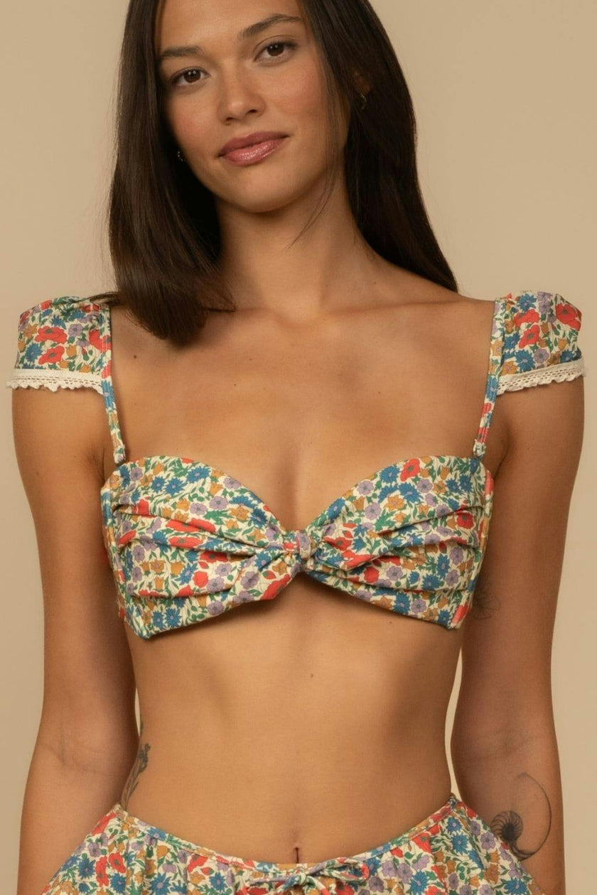 Cabana Bikini Top w/Trim