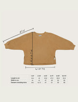 Kids Riverson Orange Teddy Sweatshirt