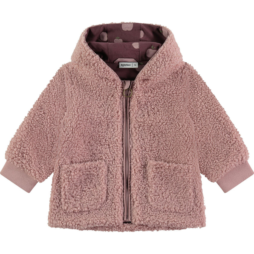 Fuzzy Hooded Jacket