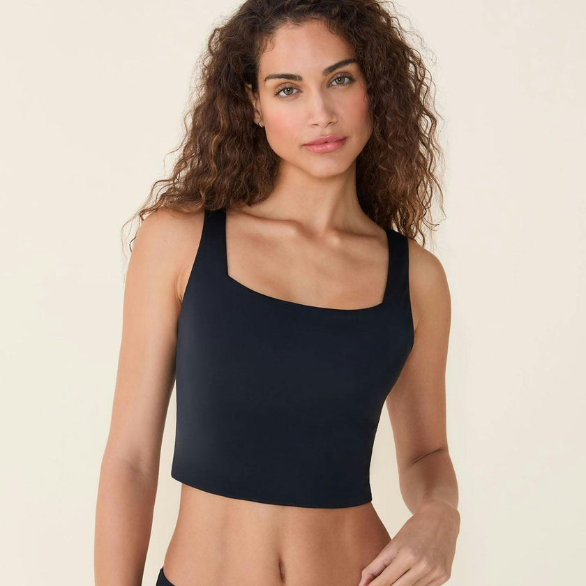 The Siren Swim Tank - Flat - Black