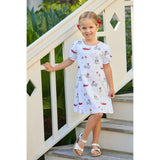 Printed T-Shirt Dress - Coastal Summer