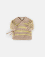 Wrap Top Striped - Fuzzy