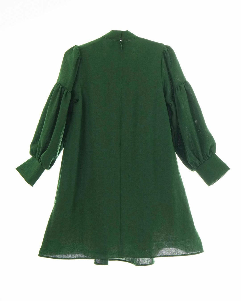 Talia dress (emerald-green)