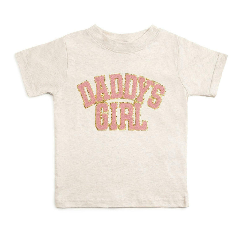 Daddy's Girl Patch Short Sleeve T-Shirt - Natural Heather