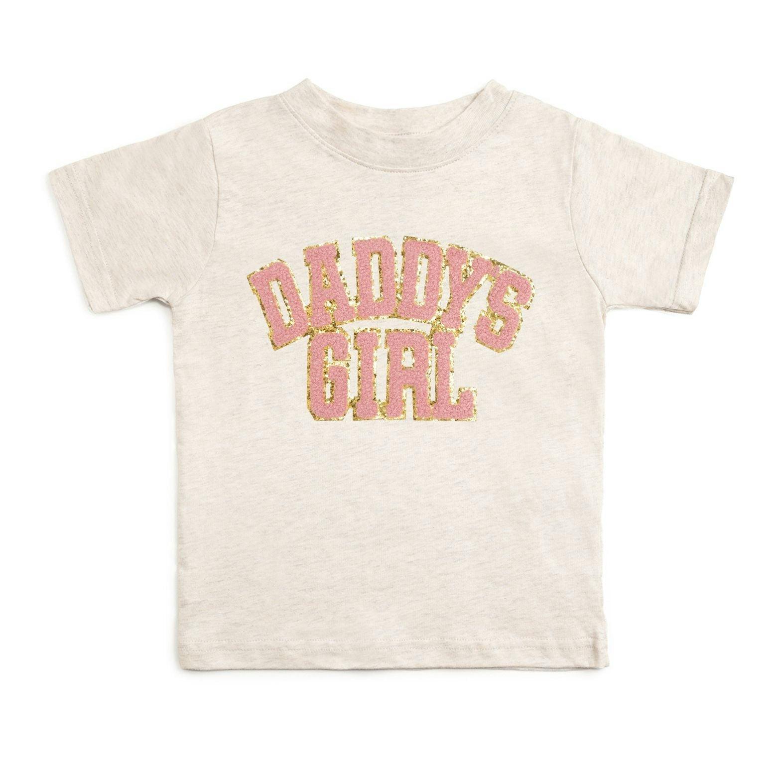 Daddy's Girl Patch Short Sleeve T-Shirt - Natural Heather