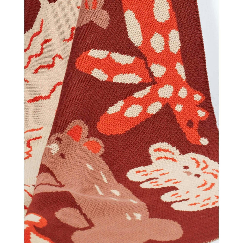 Bow Wow Knit Midi Blanket