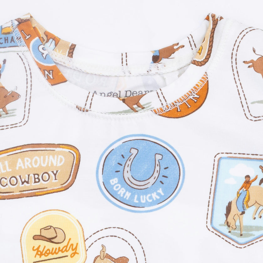 Rodeo Patches Uni - Short Sleeve Loungewear Set
