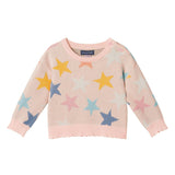 Infant Girls 3-Piece Sweater Set | Pastel Stars - Pink