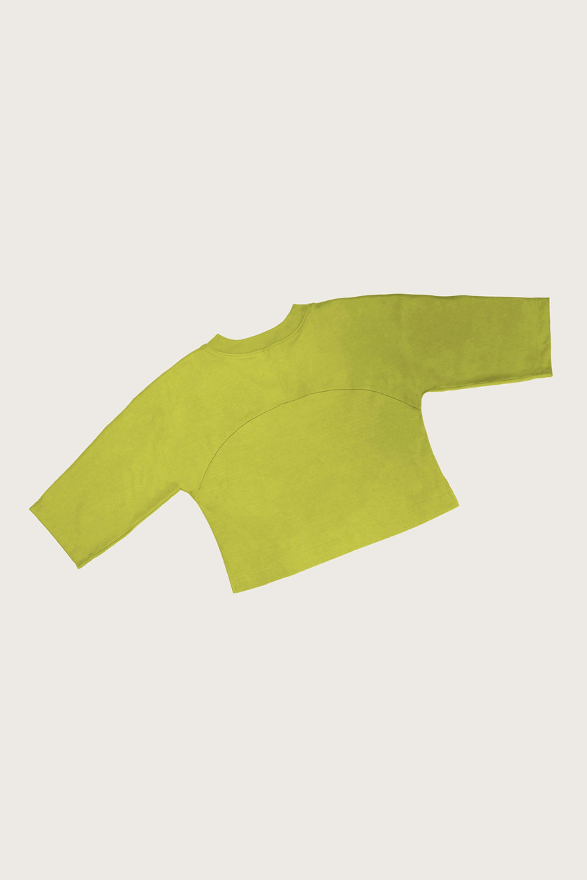 Adult Rory Apple Green Cotton Rib Tee