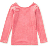 Velour Long Sleeve Slim Fit To, Purple