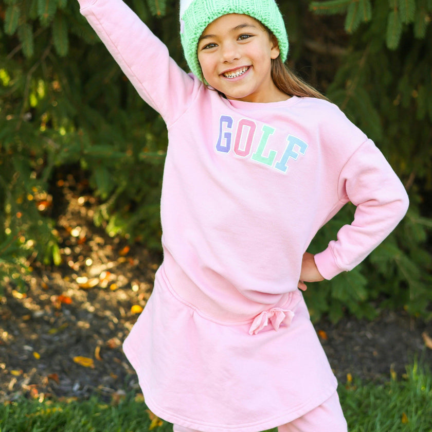 Golf Sweatshirt, Pink