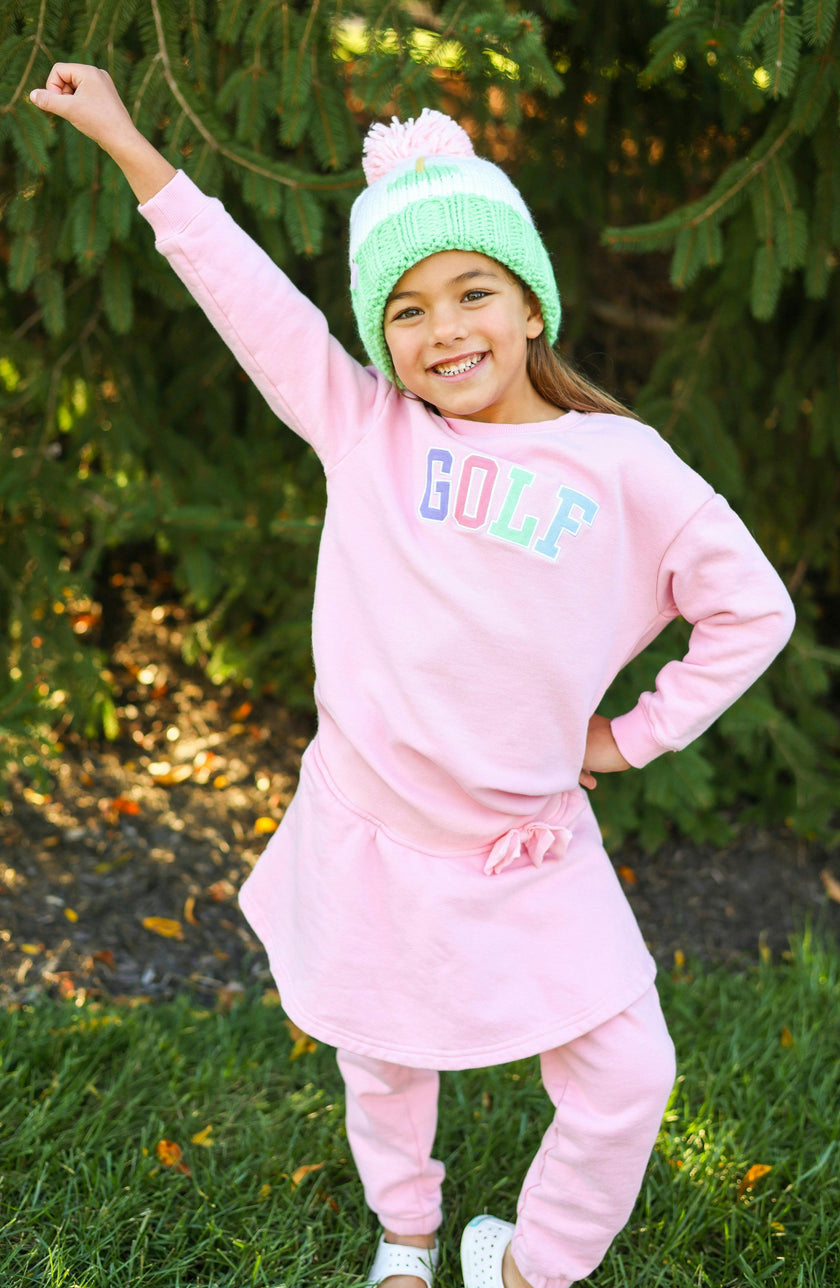 Golf Sweatshirt, Pink