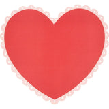 Scalloped Heart Paper Placemats