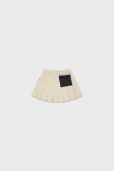 Organic Cotton Pleated Skirt