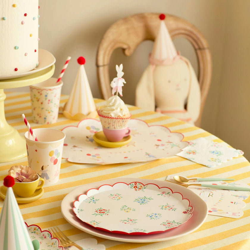 Ditsy Posy Scalloped Side Plates