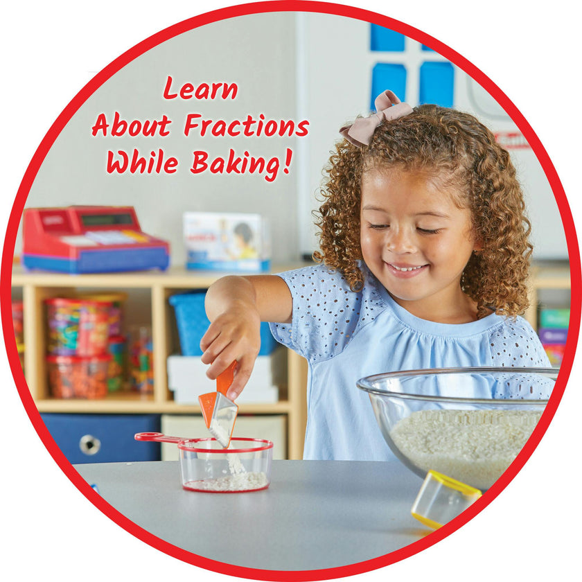 Rainbow Fraction Measuring Cups (Set of 9)