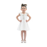 White Trinity Bow Gown