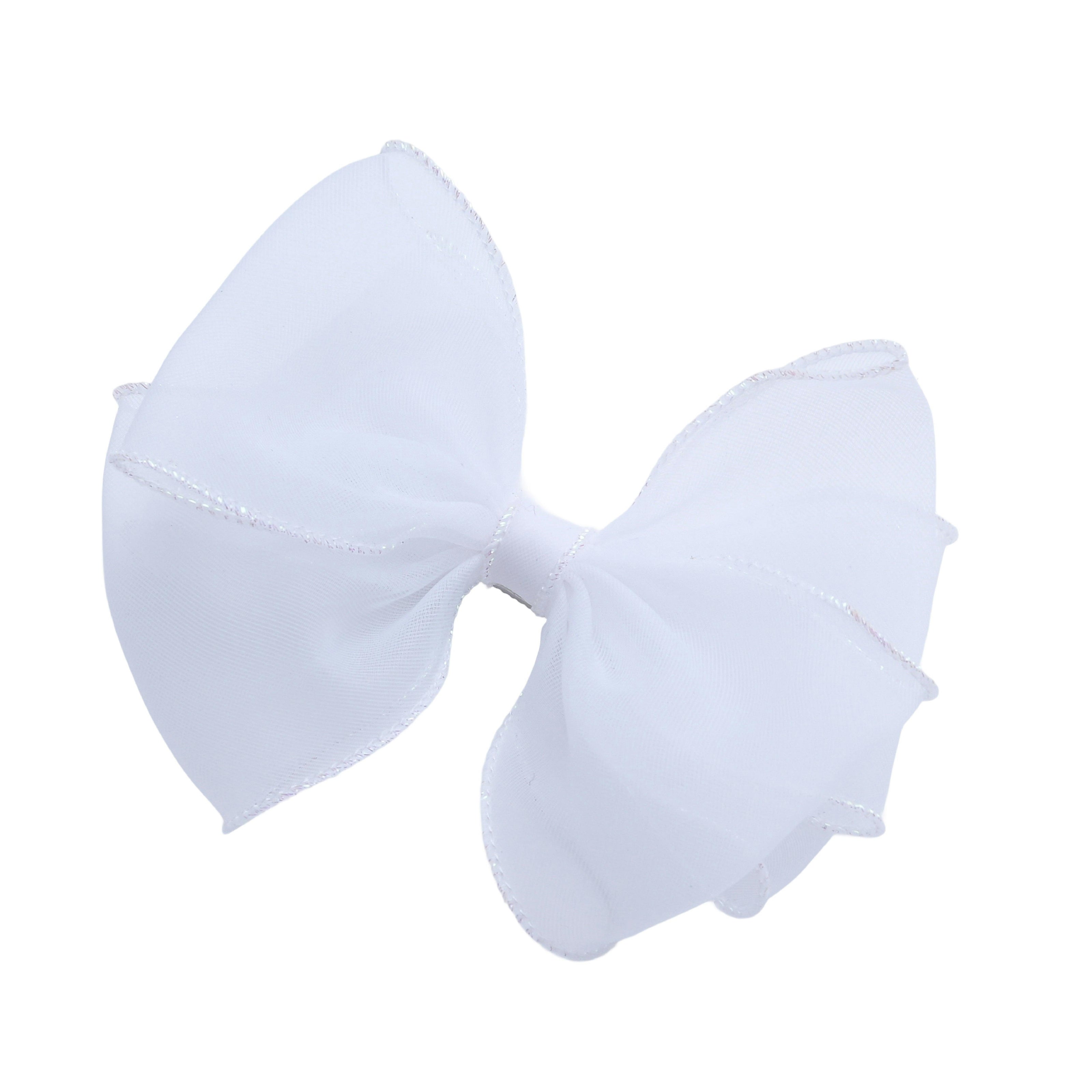 Tulle Glitter Bow Hir Clip Set