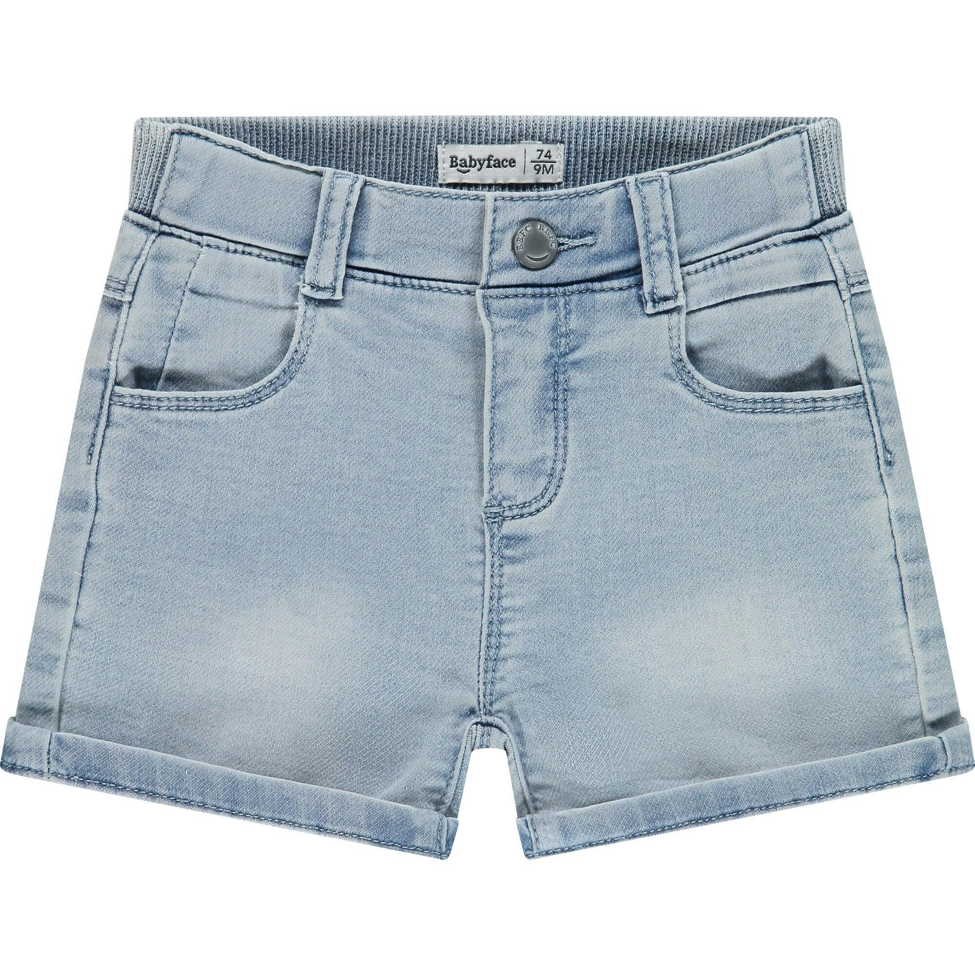 Pull On Denim Shorts