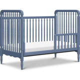 Liberty 3-in-1 Convertible Spindle Crib w/Toddler Bed Conversion Kit in Cove Blue