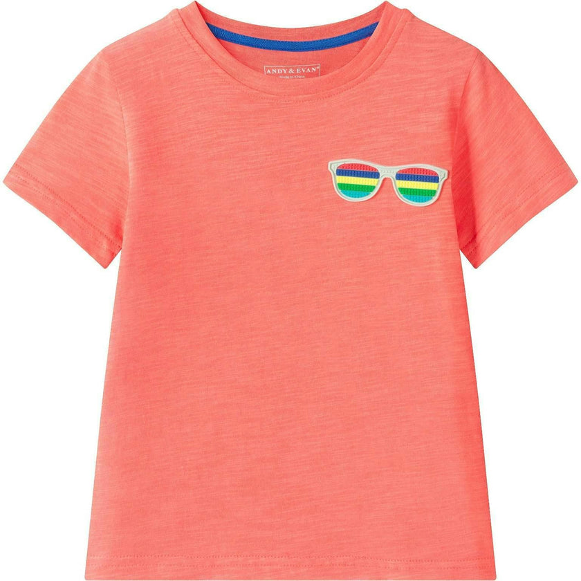 Boys Short Sleeve Tee & Quilted Short Set | Summer Shades