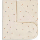 Pointelle Swaddle Blanket - Maris Floral / Ivory + Sea