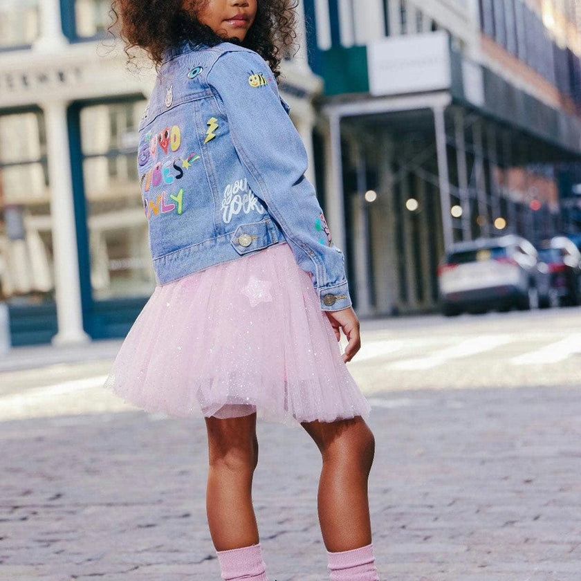 You Rock Painted Denim Jacket