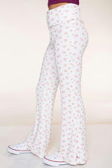 Foldover Rib Flare Legging