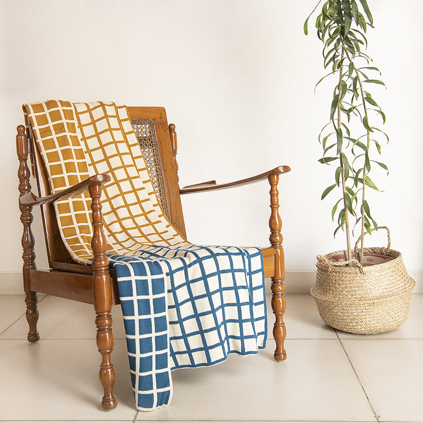 Sveda Reversible Squares Throw