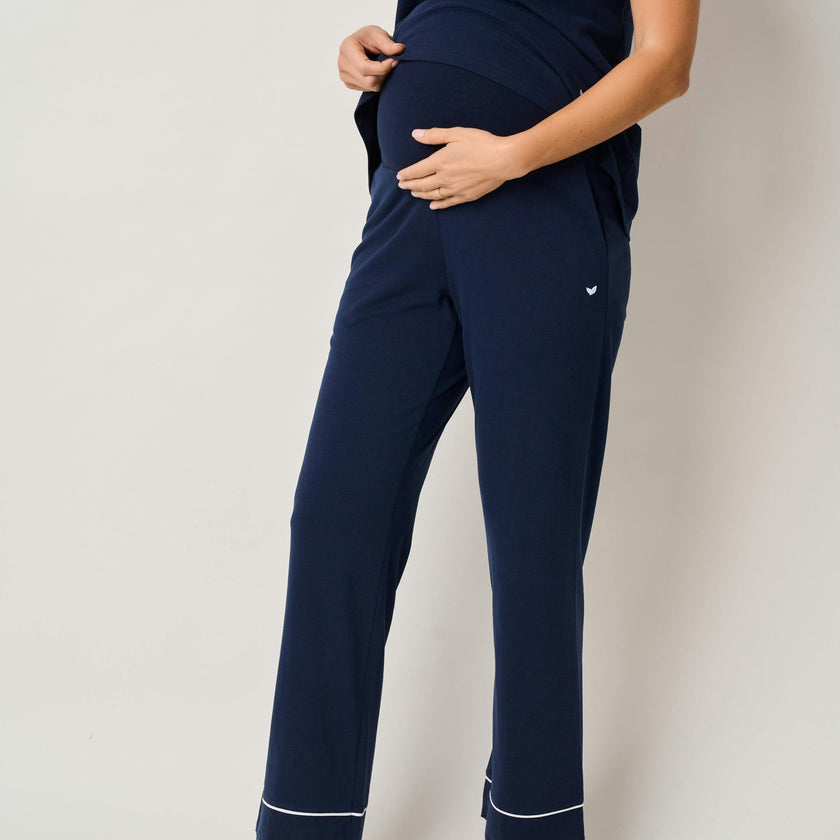 The Basics Maternity Set in Navy