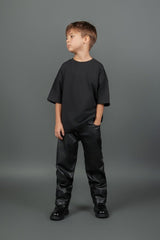 Faux Leather Straight Leg Pant